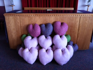 heart pillows