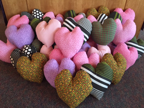 heart pillows