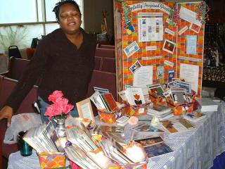 Crystal and table display