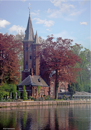 tall tower on river