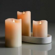 candles burning in memory